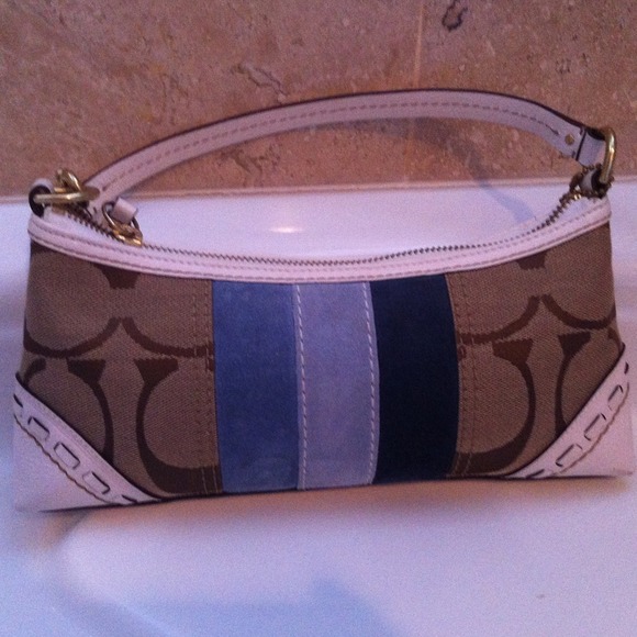 Authentic Coach, limited Ed. Leather & Suede bag