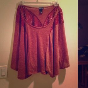 Wet seal poncho with sleeves