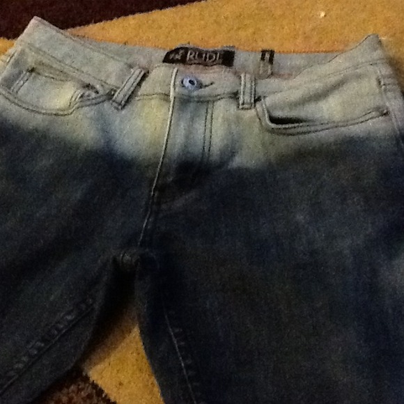 Rude brand pair ofTwo tone skinny jeans 30/32