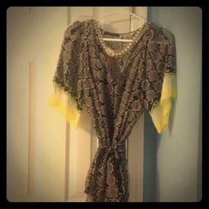 Reserved Eli Tahari Belted Tunic with Camisole