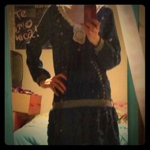 Blue vintage country dress