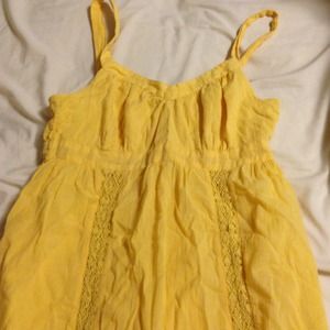 Yellow sundress.