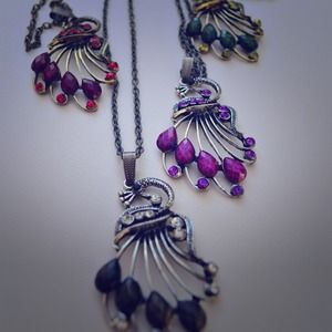 Gorgeous Peacock Necklace