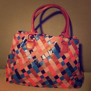 Multi color handbag