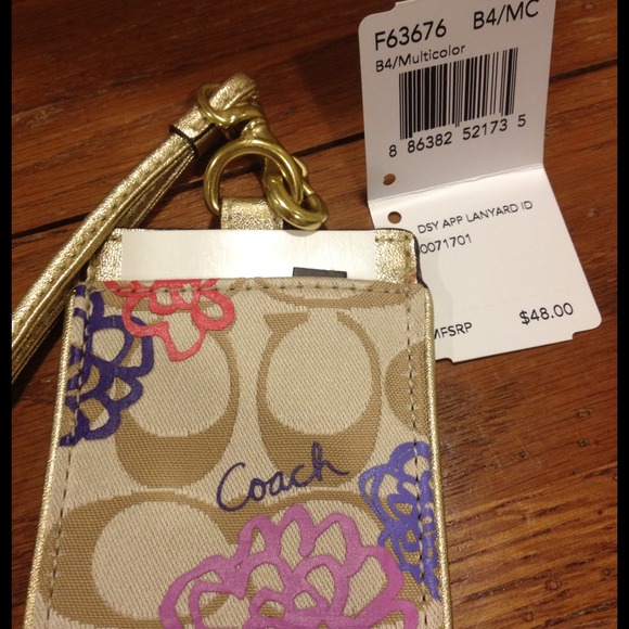 Authentic Coach Daisy ID Lanyard