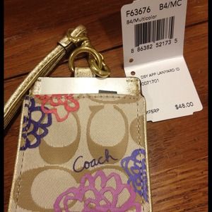 Authentic Coach Daisy ID Lanyard