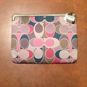 Coach iPad case/pouch
