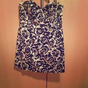 Cute floral cocktail dress.