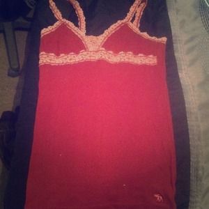 Cute red Abercrombie & Fitch Tank Top
