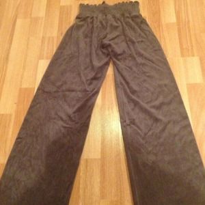 Velour dark gray pants from target