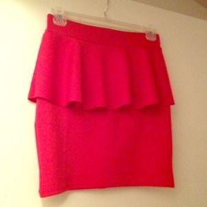 Red h&m skirt