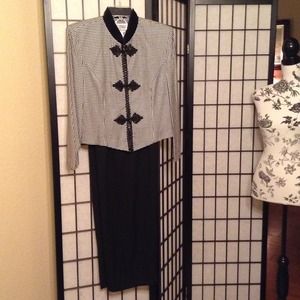 Black & White Parisian Inspired Suit