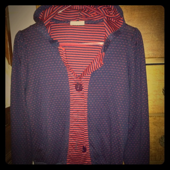 ❗❗TRADED❗❗Multi Pattern Hooded Sweater!