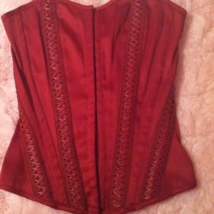 Charlotte Russe Red Corset