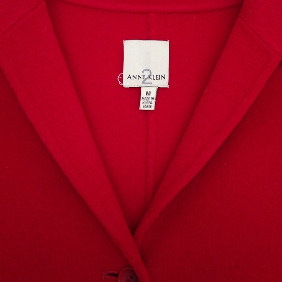 Anne Klein Jackets & Coats - Red wool blend coat Anne Klein Jackets & Coats - Red wool blend coat
