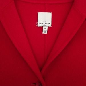 Anne Klein Jackets & Coats - Red wool blend coat Anne Klein Jackets & Coats - Red wool blend coat