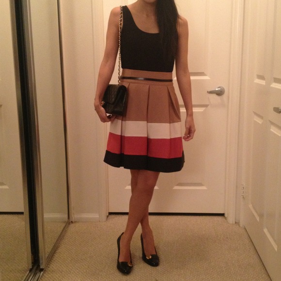 Zara colorblocked skirt - Picture 4 of 4