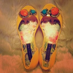 SOLD!!Steven by Steve Madden Jelly Jeweled Sandals