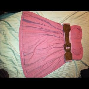 Coral dress! only worn once!