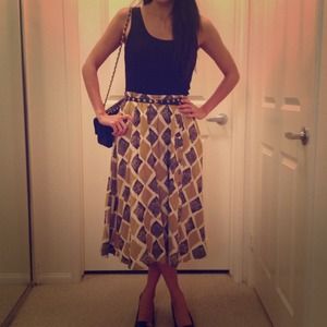 SOLD Anthropologie retro skirt