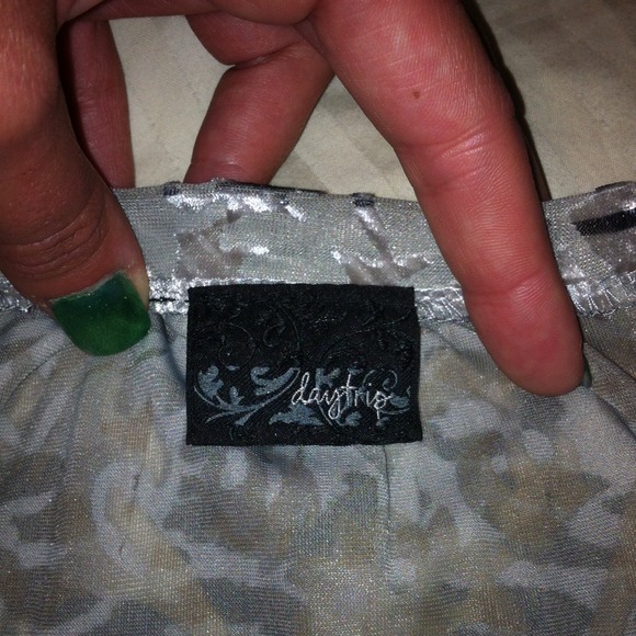 grey animal print that is slightly velvet! - Picture 2 of 2