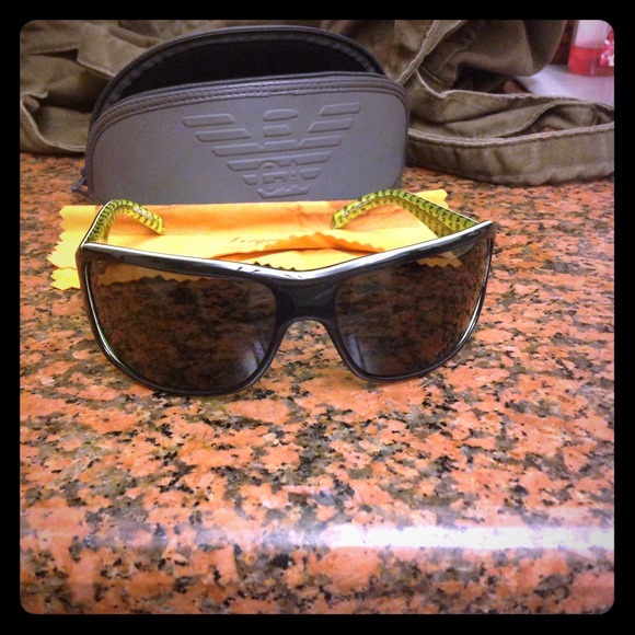 Emporio Armani plastic sunglasses main image 4