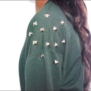 Studded shoulder Cardigan