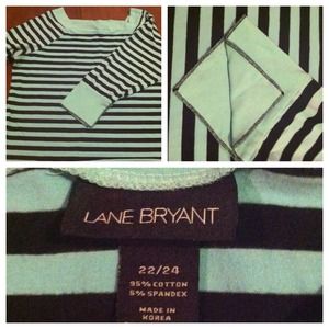 Lane Bryant striped top