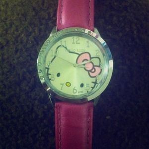 Pink hello kitty watch!