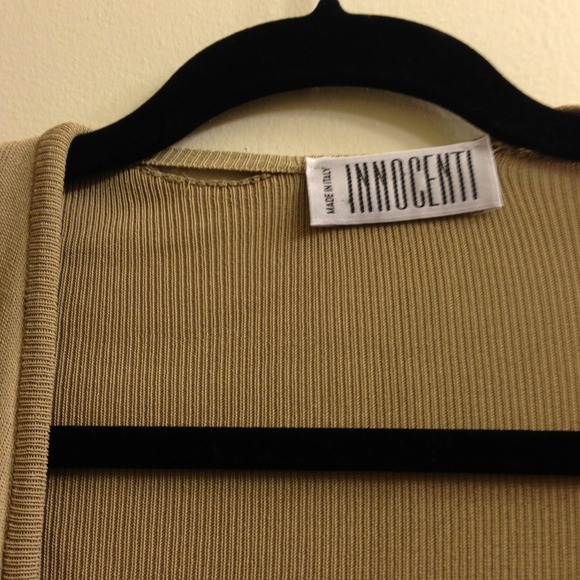 Tan Distressed Cardigan - Picture 2 of 3