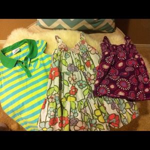 Hana Anderson dress & Old Navy dress & top