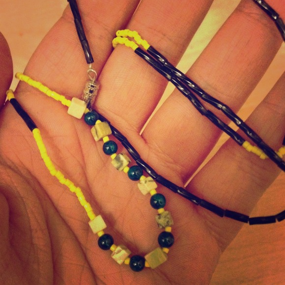 Jade and green turquoise necklace