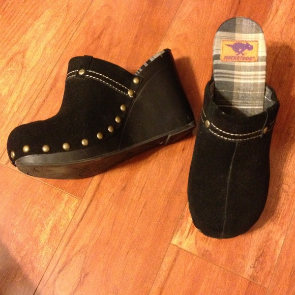 Rocket Dog, genuine suede clog/mule, sz10