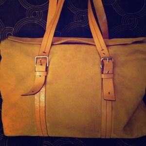 Used Kenneth Cole Suede tote