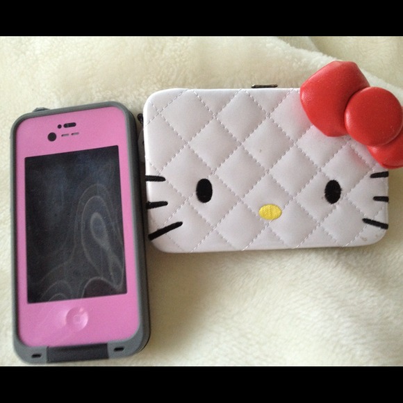 LIFEPROOF IPHONE CASE BNDL WITH HELLO KITTY WALLET