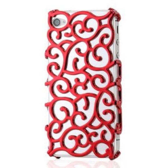 Red Case for iPhone 4 4G 4S