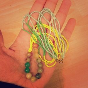 Beautiful assorted semi precious stone necklace