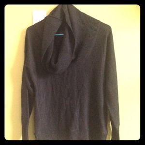 Black cowl neck sweater