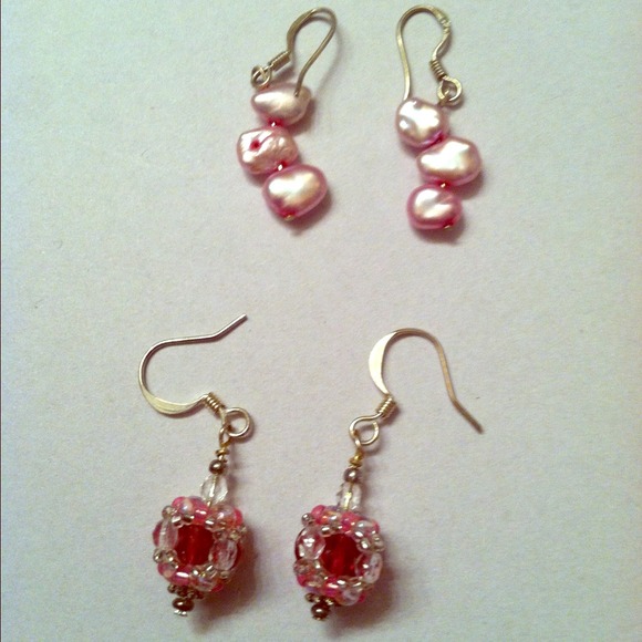 Jewelry - Light pink set of earrings!