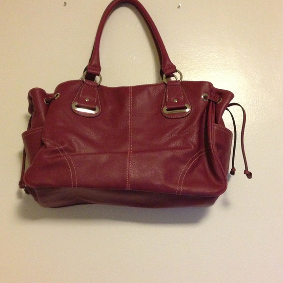Plum handbag