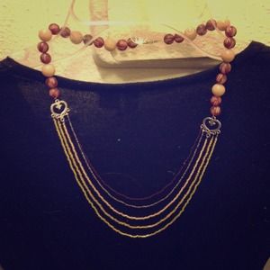 Handmade beaded necklace.