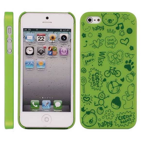 Scribble Scribble Case for iPhone 5 (Green)
