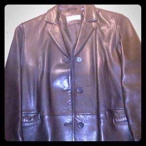 Lamb genuine leather jacket