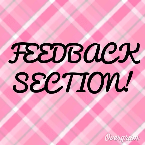 Please leave feedback! 😘