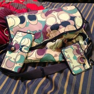 Coach purse coin and wallet