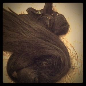 26 inch black extentions