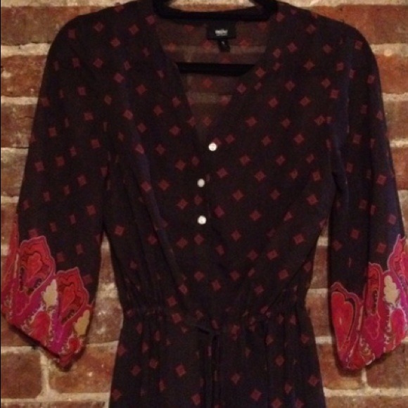 ✨ Sheer paisley dress - Picture 3 of 4