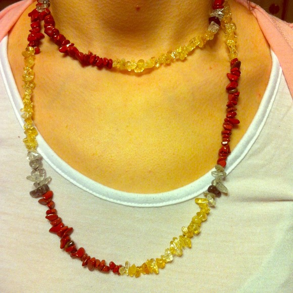 Multigem Necklace. TGW is 300cts.