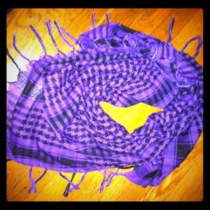 Purple scarf