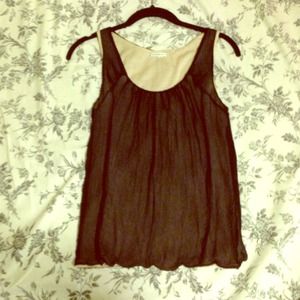 Club Monaco lace/silk top S/XS. Beautiful fabric.